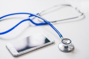 phone and stethoscope